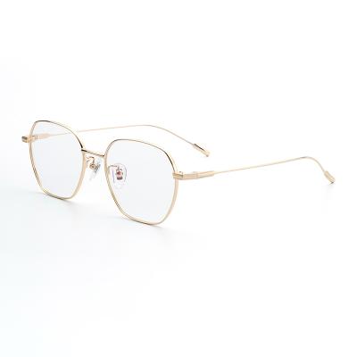 China High Quality Retro Glass Hinges Men's Titanium Eyewear Glasses for sale