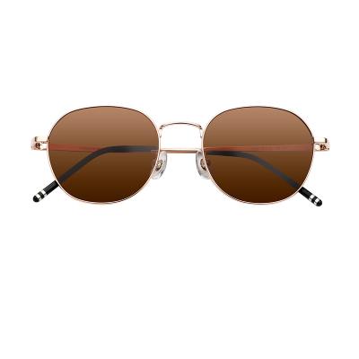 China Hot Selling Fashion Sunglasses New Designer Fashion Metal Round Women Frame Metal Sunglasses for sale