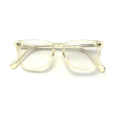 China High Quality Custom Logo Acetate Glasses New Fashion Retro Eyewear Frames Optical Glasses for sale