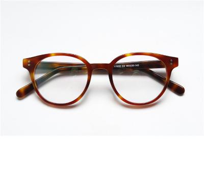 China Wholesale High Quality Retro Designer Acetate Optical Prescription Glass Eye Frames Online for sale