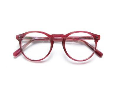 China Fashion High Quality Retro Eyewear Acetate Optical Glasses for sale