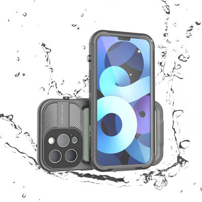 China Neo Shockproof Custom 2 in 1 Full Cover ip68 Clear Rugged Drop Proof 360 Waterproof Cell Phone Case for iPhone 13 Pro Max for sale