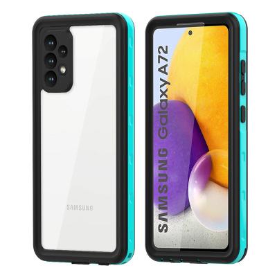 China Diving Style Shockproof Anti-scratch Business Metal Waterproof Phone Case For Samsung a72 4g for sale