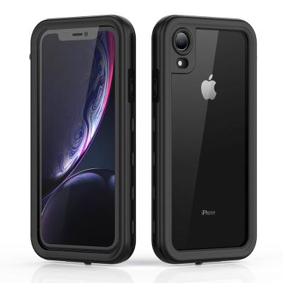 China Shockproof ip68 waterproof phone case for iphone xr large tpu pc business style simple soft underwater for sale