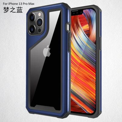 China Custom Anti Scratch Clear Bulk Cells Shockproof Non Slip Mobile Phone Protective Case For iPhone 13 Pro Max for sale