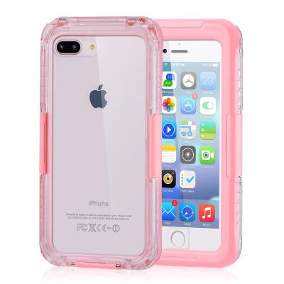 China Shockproof Canton Non Slip Anti Scratch Red For iPhone 8 Plus Waterproof Phone Case Universal Floating for sale