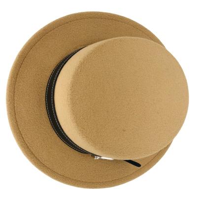 China Fashion\Comfortable Fashion\Durable\Comfortable\Durable High Quality Camel Customized Wool Felt Hats For Women for sale