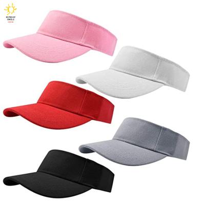 China Wholesale promotion sublimation tennis and golf sports baseball hat custom striped sun visor hats striped for unisex adults for sale