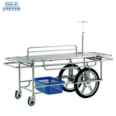 China Factory Direct Sale 304 Stainless Steel Modern Hospital YGM B09 Stretcher Bed Push Bed Push Stretcher Medical Patient Trolley for sale