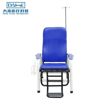 China DAHE YGMF11 contemporary cheap manual dialysis chair clinical iv infusion chair with armrest for patient for sale