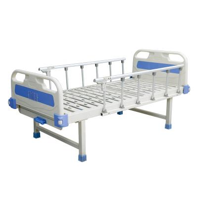 China Cheap Hospital ABS Bedside Hospital Bed 1 Crank Manual Hospital Bed for sale