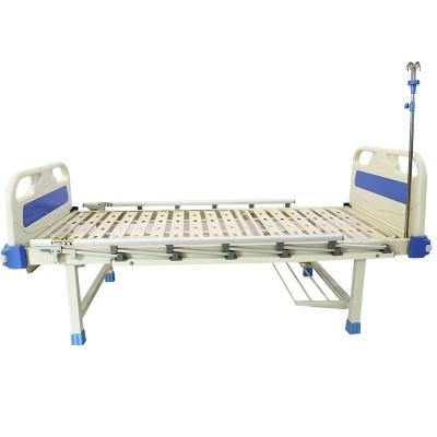 China Metal ABS Function One Piece Handle Cheap Single Hospital Bed for sale