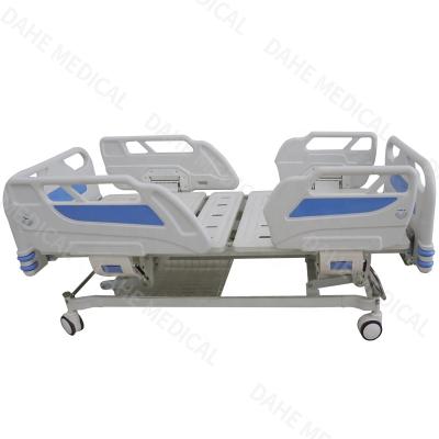 China Multifunctional Metal ABS Headboard With Mattress ICU Furniture Electric Medical Hospital Bed for sale