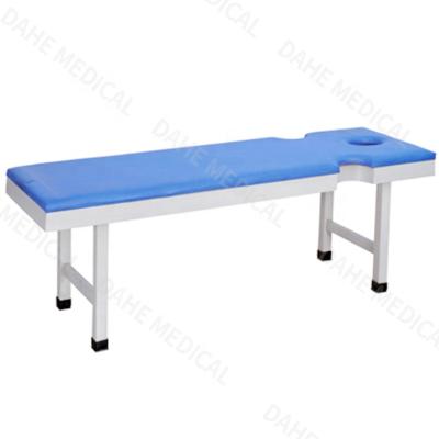 China Metal Manual Light Weight Leatherette Portable Medical Examination Couch Bed for sale