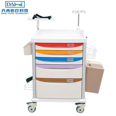 China Hospital Trolley QJA09A Excellent Cost Effectiveness Hospital Emergency Trolley , Medical Emergency Trolley for sale