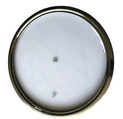 China Workable Stainless Steel Wide Rim Glass Lid With 304 Stainless Steel Steam Hole for sale