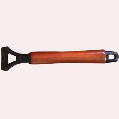 China Sustainable wooden cookware handle for cookware set for sale