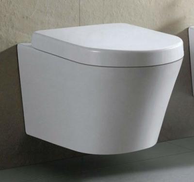 China European Sanitary Ware Bathroom Ceramic Wholesale Double-Flow Design Wall Hung Toilet WC Wall Mounted Smart Toilet for sale