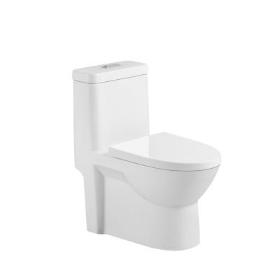 China Cheap One Piece Toilet Rimless WC Toiletries One Piece Siphonic High Quality Sanitary Ceramic Water Closet for sale