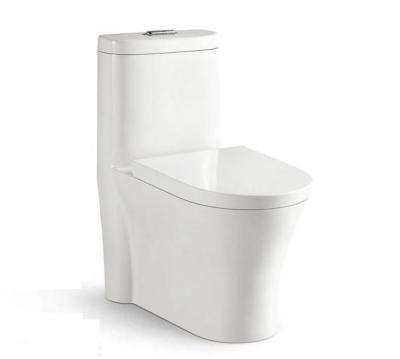 China High Quality Bathroom Sanitary Ceramic Siphonic One Piece Toiletries Malaysia Style Double-flush Floor Standing Toilet Bowl for sale