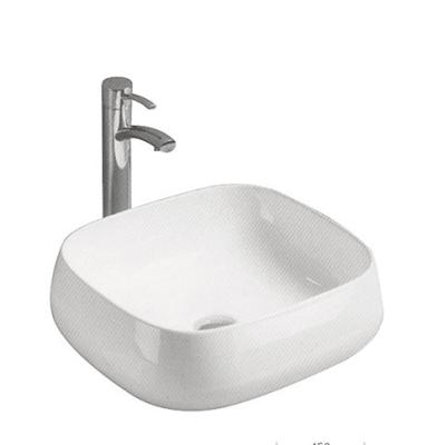 China Modern Basin Sanitary Ware Square Countertop Hand Wash Basin Ceramic Bathroom Sink China Factory Price for sale