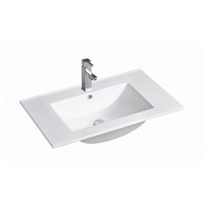 China Modern European Standard High Quality Ceramic Slim Sink Bathroom Cabinet Edge Lavatory Bathroom Vanity Sink for sale