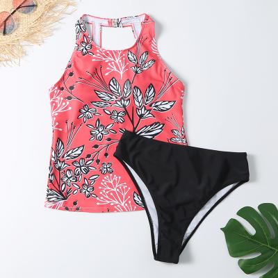 China Women's Breathable Tankini Tops With Waist Back Sportswear Beach Wear Bikini Bottoms for sale