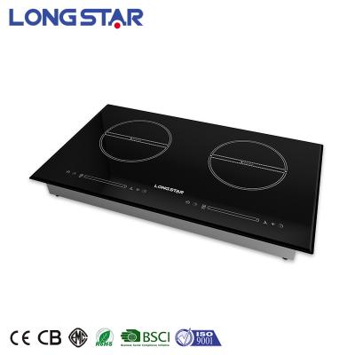 China Hotel Manufacturer Price China Small 2 Burner Built In Cooktop Mill Commercial Electric Power Induction Cooker Induction Stove for sale