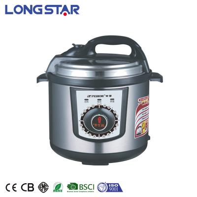 China Lowest Price Sustainable Home Used Knob Control Stainless Steel Inner Pot Electric Pressure Cooker for sale