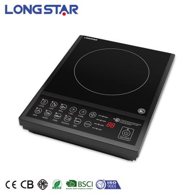 China Over The Cooktop 2100W Portable Electric Induction Cooker Heat/Voltage/Current Protection Induction Cooktop With 8 Intelligent Cooking Function for sale