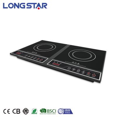 China Hotel Factory Supply Restaurance 220V 2 Burner Electric Induction Cooker for sale