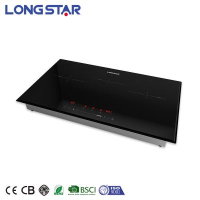 China Hotel Commerical Induction 3 Burners Induction Cooker Solid Multi Hob for sale