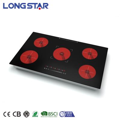 China 2021 New Hotel Style Household Multi Burner Cooking Stove Element Five Induction Cooktop Cooker for sale