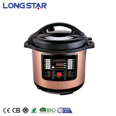 China Hotel Display Mini Electric Cookers 2.5L Universal Stainless Steel Universal Quick Pot Pressure Digital Led Electric Rice Cooker for sale