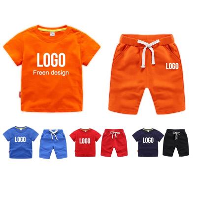 China 2022 Summer Fashionable Sports Casual Short Sleeve Kids 2 Piece Sets Boys Sets Little Boys Clothes Baby Boy Outfits for sale