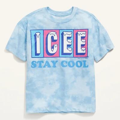 China Breathable Fantasy Customized Logo Kid Boy Clothing Short Sleeve Tie Dye T-Shirt for sale