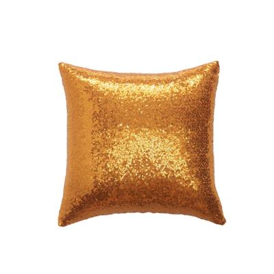 China Wholesale Anti-static Luxury Fashionable Decor Tile Case Polyester Sequin Cushion Cover Sublimation Blanks Luxury Sequin Pillowcase for sale