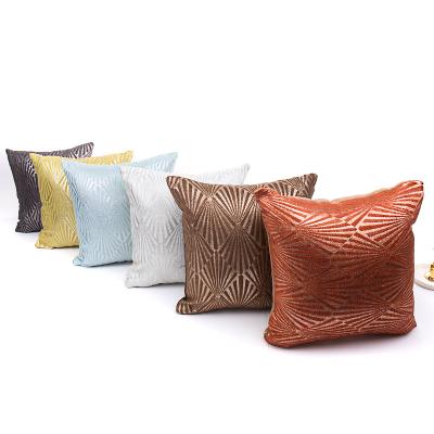 China Anti-static Single Style Chenille Pillowcase Couch Pillow Covers Tile Case Cover for sale