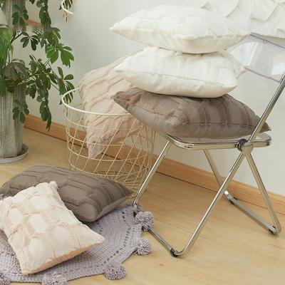 China Embroidery Plush Pillow Cushion Cover Anti-static Sofa Throw Cushion Covers Manufacturers Home for sale