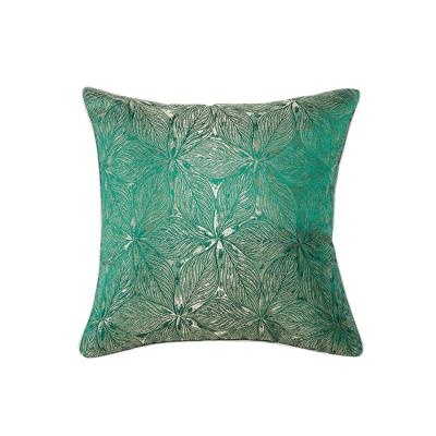 China Good Quality Anti-static Green Cushion Throw Pillow Cover Manufacturers Silk Cushion Covers for sale