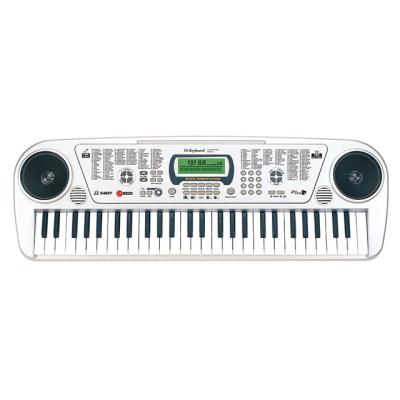 China Toy 54 Keys Battery Operated Plastic Music Keyboard Electronic Piano With Microphone for sale