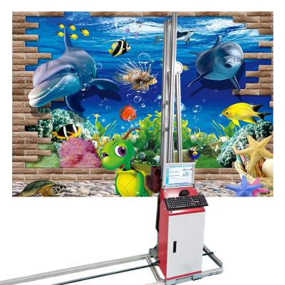 China High Quality Wall Printing 3D Wall Painting Machine Wall Printer Direct To Wall UV Vertical Painting for sale