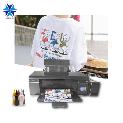 China Hotels ENV A2 A3 A4 DTF Dye Sublimation Printer PET Film Printer L1800 Heat Transfer Film Sublimation Desktop Printer for sale