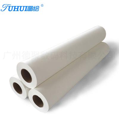 China Garment 50g 70g 90g 100g Large Format Sublimation Transfer Paper Roll Polyester Dry Transfer / Sublimation Paper for sale