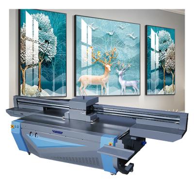 China Hotels High Efficiency Larget Forma 2513 UV Flatbed Printer For Wood Printing for sale