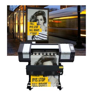 China Eco Solvent Printer Small Cable Banner Printing Machine 24 inch 60cm digital indoor outdoor advertising factory with xp600 print head mini printer for sale