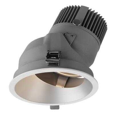 China Modern hotel 10W 20W 30W 40W 50W dimmable led adjustable downlight for sale