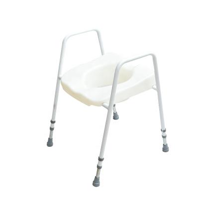 China Modern Rehabilitation Raised Toilet Seat With Armrest For Adults for sale