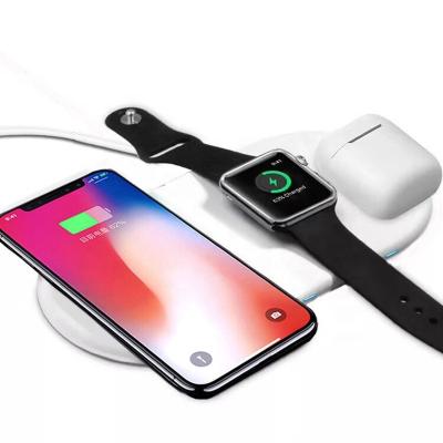 China 10W Fast Wireless Fast Wireless Charger Phone and Watch Charging Pad for iPhone X XS 8 for Samsung for HUAWEI for sale