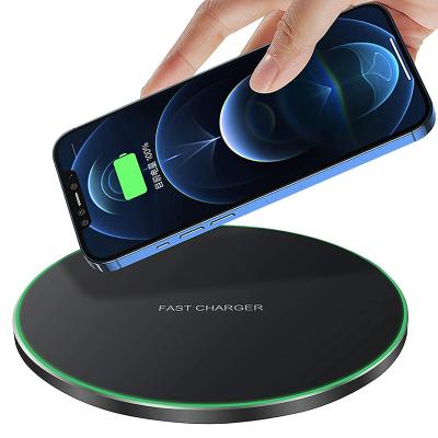 China Qi 15w Wireless Charger Fast Charging Blast Mobile Phone Lightweight Portable Wireless Charger Base Fast Pad for sale